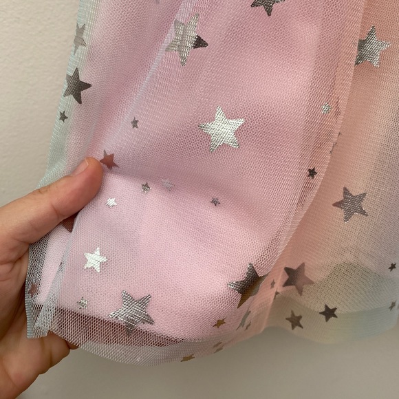 THE CHILDREN'S PLACE Star Tulle Party Toddler Girl Dress - Picture 10 of 11